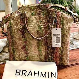 Brahmin Large Duxbury Satchel - Amethyst Melbourne.